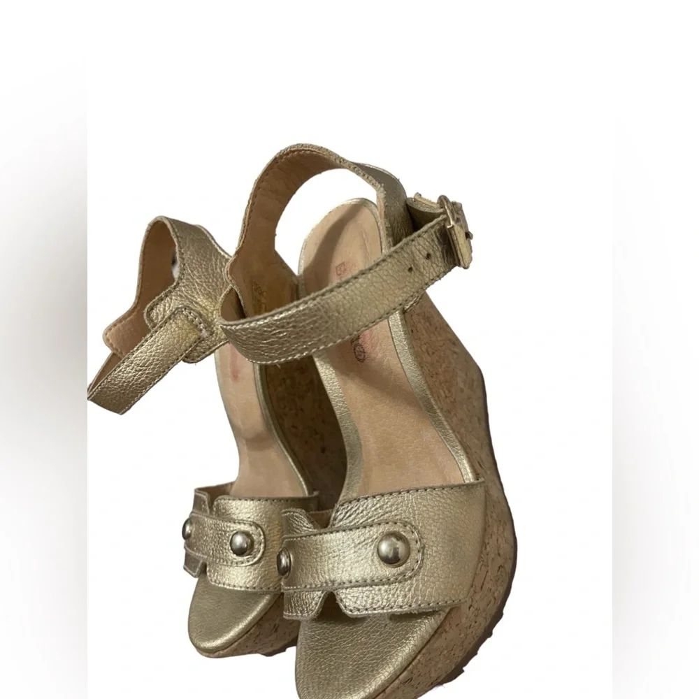 ❤️BOTTERO LEATHER WEDGE SANDALS